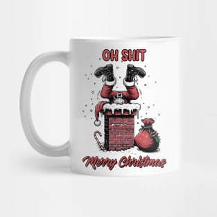 Oh Shit Merry Christmas Mug